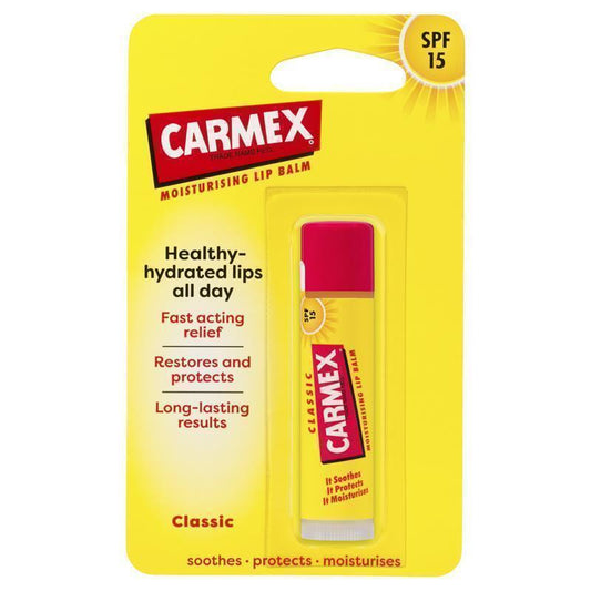 Carmex Original Click Stick Lip Balm with SPF15 - 4.25g-Auzzi Store