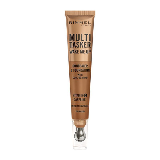 Rimmel Multi Tasker Wake Me Up Concealer & Foundation 100 Mocha