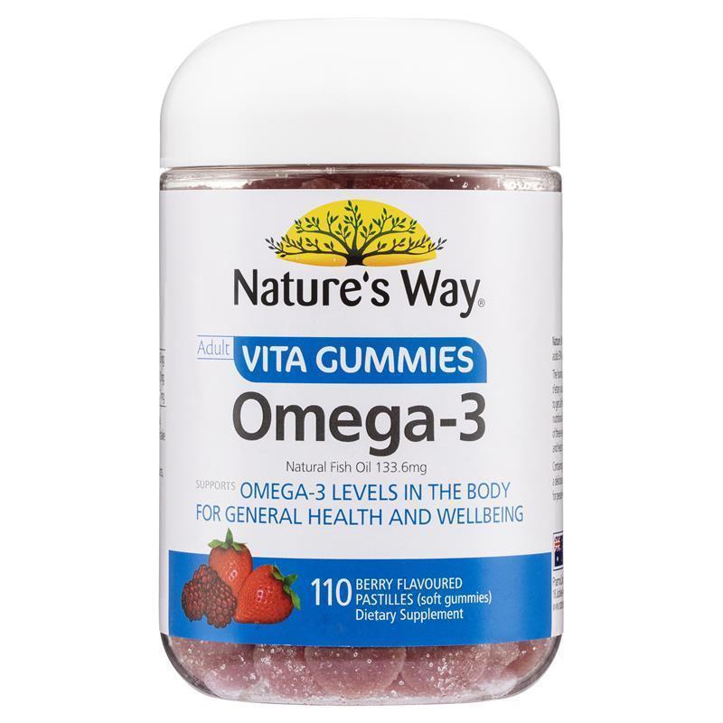 Nature's Way Adult Vita Gummies Omega 110 Gummies - Omega-3 Support - Auzzi Store
