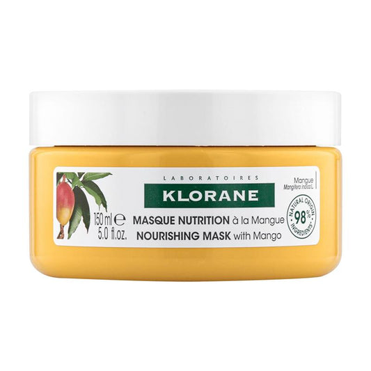 Klorane Nourishing Mango Butter Mask 150ml - Deep Hydration for Dry Hair - Auzzi Store
