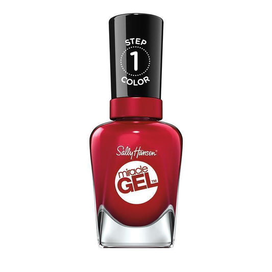 Sally Hansen Miracle Gel Nail Polish Cant Beet Royalty 14.7ml - Long-Lasting Gel Finish