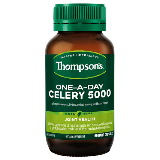 Thompson's One-A-Day Celery Seed 5000mg Joint Support – 60 Capsules