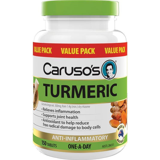 Caruso's Turmeric CurcuWIN™ 150 Tablets Joint Health & Inflammation Support