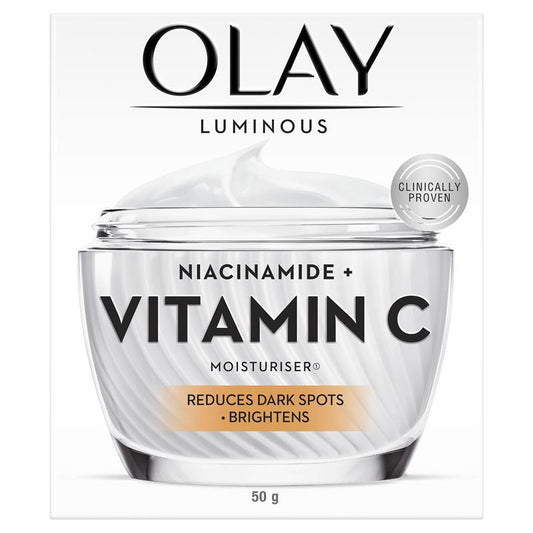 Olay Luminous Niacinamide + Vitamin C Moisturiser 50g - Brightening Formula – view 2