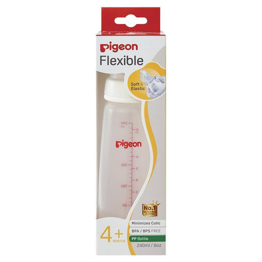 Pigeon Flexible Peristaltic PP Bottle - 240ml-Auzzi Store