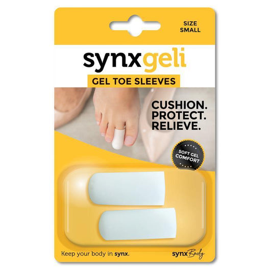 Synxgeli Small Toe Sleeves - Comfort & Protection