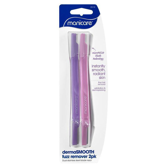 Manicare DermaSMOOTH Fuzz Remover 2 Pack - Effortless Hair Removal