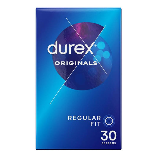 Durex Regular Condoms Original 30 Pack - Reliable Protection & Comfort-Auzzi Store