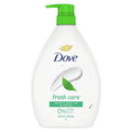 Dove Fresh Care Sulfate-Free Body Wash, Gentle Moisturizing 1L