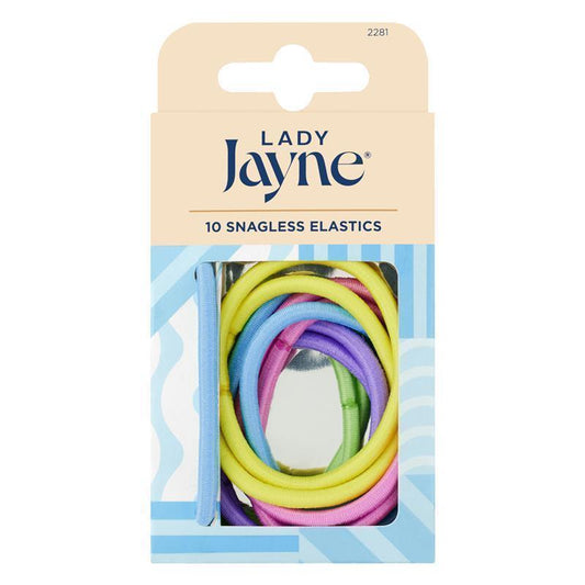 Lady Jayne Snagless Thick Elastics - Assorted Colors, 10 Count-Auzzi Store