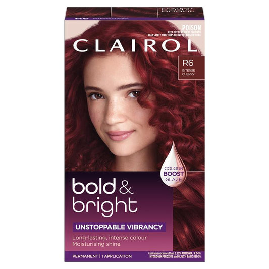 Clairol Bold N Bright Shade R6 Intense Cherry - Unstoppable Vibrancy