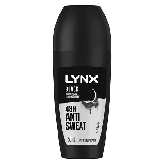 Lynx Men Antiperspirant Roll On Deodorant Black 50ml - Ultimate Protection-Auzzi Store