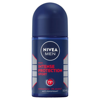 NIVEA MEN Intense Protection Sport Roll-On Deodorant 50ml - 72H Protection-Auzzi Store