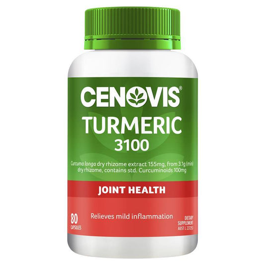 Cenovis Turmeric 3100 - 80 Capsules-Auzzi Store