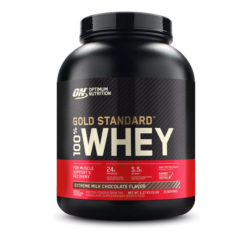 Optimum Nutrition Gold Standard 100% Whey Protein - Extreme Milk Chocolate 2.27kg