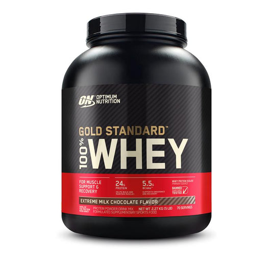 Optimum Nutrition Gold Standard 100% Whey Protein - Extreme Milk Chocolate 2.27kg
