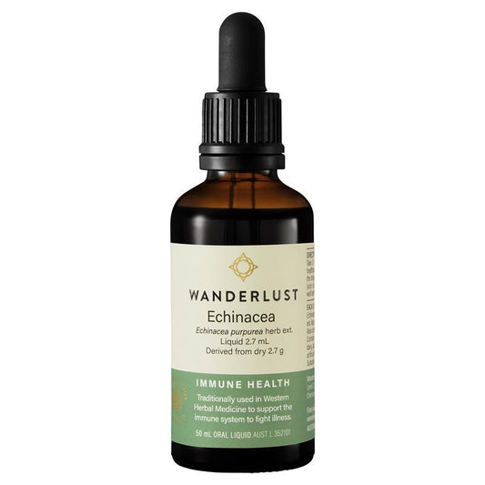 Wanderlust Echinacea Liquid Extract 50ml – Immune Support with Peppermint - Auzzistore