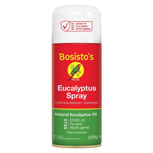 Bosisto's Eucalyptus Spray 200g - Natural Disinfectant & Deodorizer-Auzzi Store