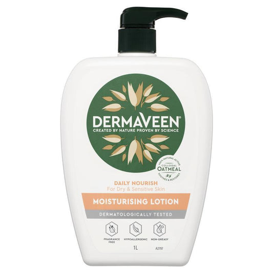 DermaVeen Daily Nourish Moisturising Lotion 1L-Auzzi Store