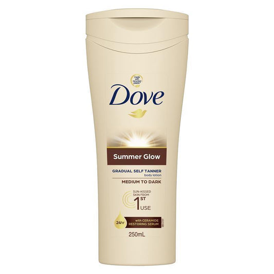 Dove Summerglow Body Lotion Medium to Dark Skin 250ml - Natural Glow-Auzzi Store