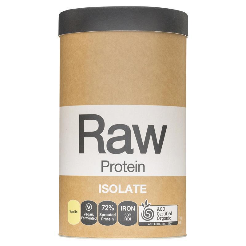 Amazonia RAW Protein Isolate Vanilla 1kg - Natural Muscle Strength Booster-Auzzi Store