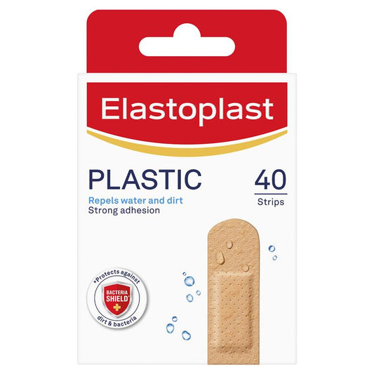 Elastoplast Plastic Strips 40 Pack - Reliable Wound Care-Auzzi Store