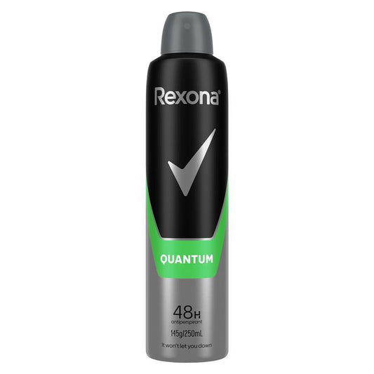 Rexona Men Quantum 250ml Antiperspirant Deodorant Spray 48H