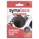 Synxlace No Tie Laces - Black (2 Laces, 4 Tips, 4 Grips)