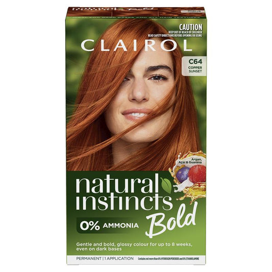 Clairol Natural Instincts Bold Copper Sunset Permanent Hair Colour - 180g – view 2