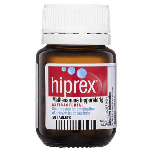 Hiprex Urinary Tract Antibacterial Tablets 20 - Effective Relief-Auzzi Store