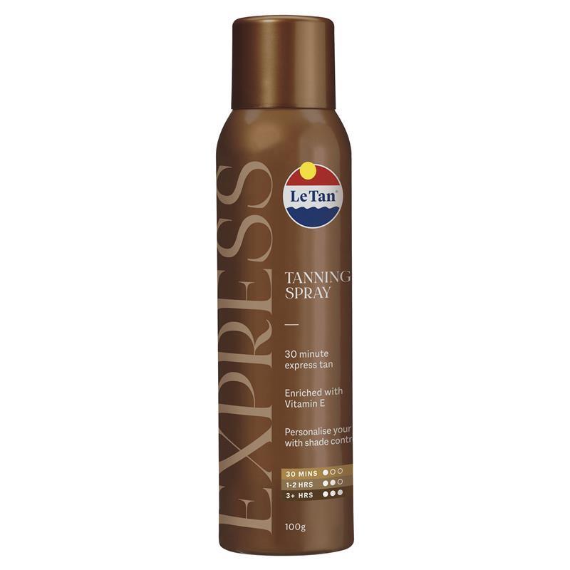 Le Tan Classic Express Self Tanning Spray - 100g for Instant Glow