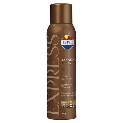 Le Tan Classic Express Self Tanning Spray - 100g for Instant Glow