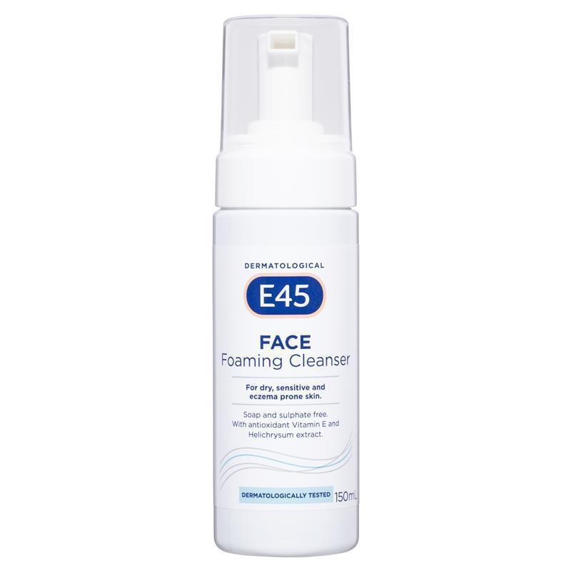 E45 Face Foaming Cleanser 150ml - Gentle Clean for Sensitive Skin