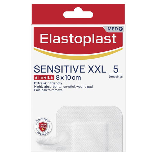 Elastoplast Sensitive Dressing XXL 8x10cm - 5 Sterile Dressings – view 2
