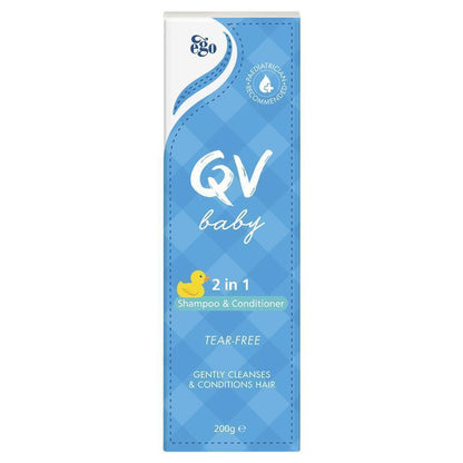 QV Baby 2 In 1 Shampoo & Conditioner - 200g for Gentle Cleansing-Auzzi Store