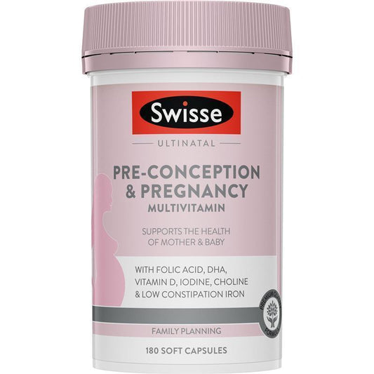 Swisse Ultinatal Pre Conception & Pregnancy - 180 Capsules - Auzzi Store