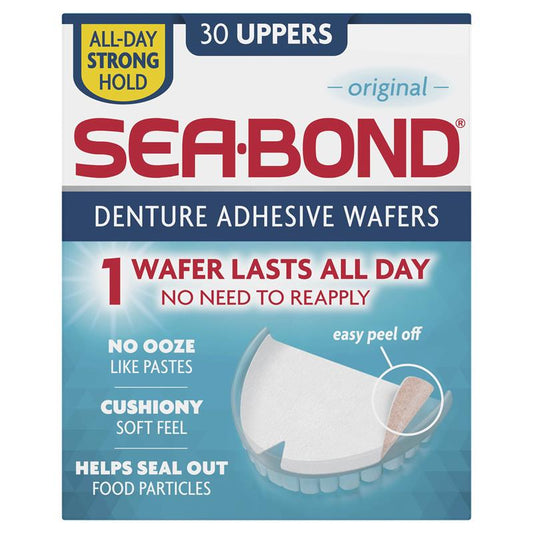 Sea Bond Denture Adhesive Uppers 30 - Secure Fit-Auzzi Store