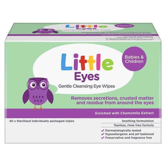 Little Eyes Gentle Cleansing Wipes - 30 Pack-Auzzi Store