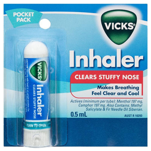 Vicks Nasal Spray Decongestant Inhaler 0.5mL - Instant Relief for Blocked Nose-Auzzi Store