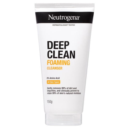Neutrogena Deep Clean Foaming Cleanser 150g - Gentle Purification for All Skin Types
