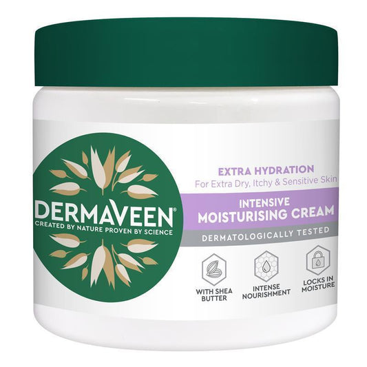 DermaVeen Intensive Extra Hydration Moisturising Cream 450g - Nourishing Skin Care - Auzzi Store