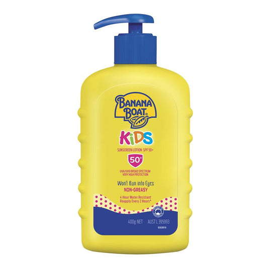 Banana Boat SPF 50+ Kids 400g Pump - Ultimate Sun Protection for Kids-Auzzi Store