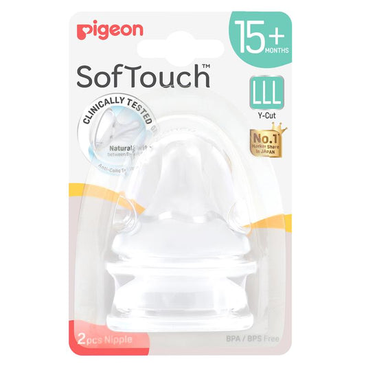 Pigeon SofTouch Teat LLL - 2 Pack