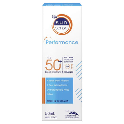 Ego Sunsense Performance SPF 50+ Roll On 50ml - Convenient Sun Protection