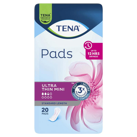 TENA Pad Ultrathin Mini 20 Pack - Discreet Protection for Light Incontinence-Auzzi Store