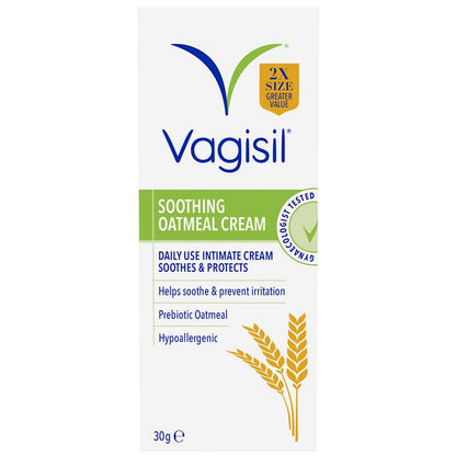 Vagisil Oatmeal Soothing Cream 30g – Fragrance-Free Intimate Care