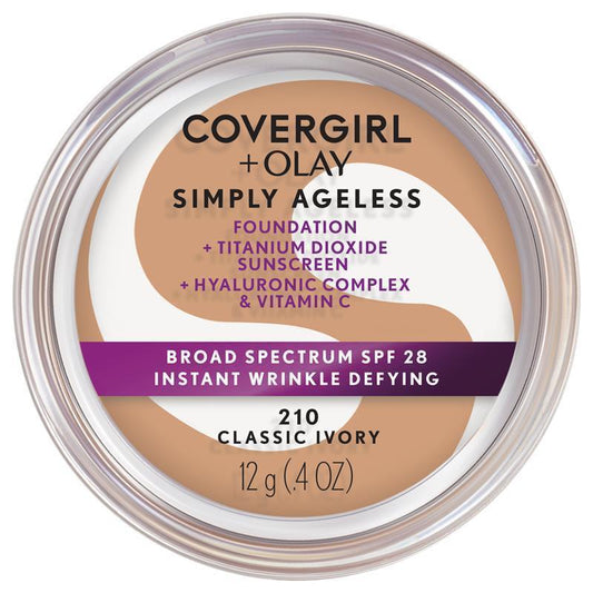 Covergirl Simply Ageless Wrinkle Defy Foundation Classic Ivory 210