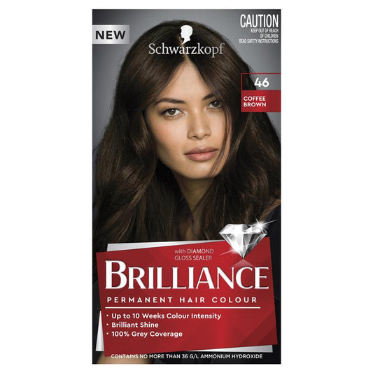 Schwarzkopf Brilliance 46 Coffee Brown - Permanent Hair Color 60ml – view 2