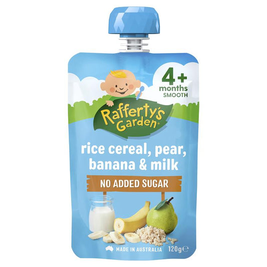 Raffertys Garden 4+ Months Baby Brekkie Rice Cereal 120g - A Perfect Start-Auzzi Store