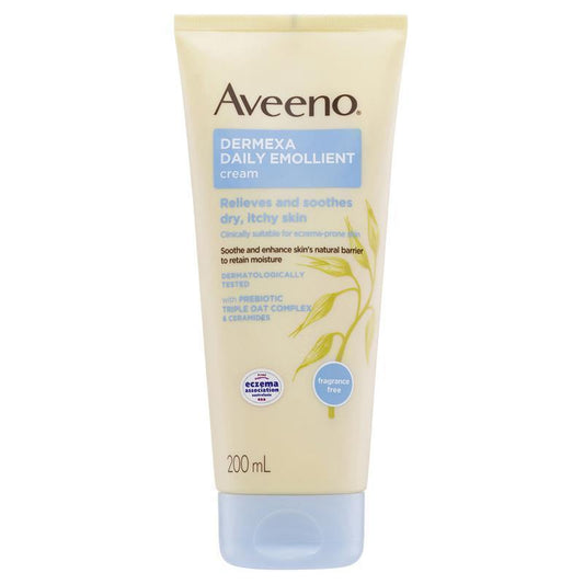 Aveeno Dermexa Daily Emollient Fragrance-Free Body Cream 200ml - Auzzi Store